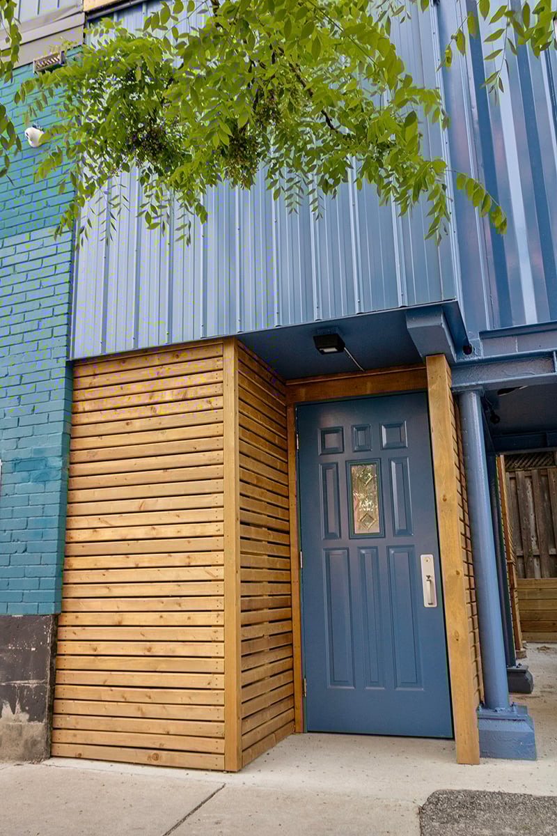 Toronto Shipping Container Door
