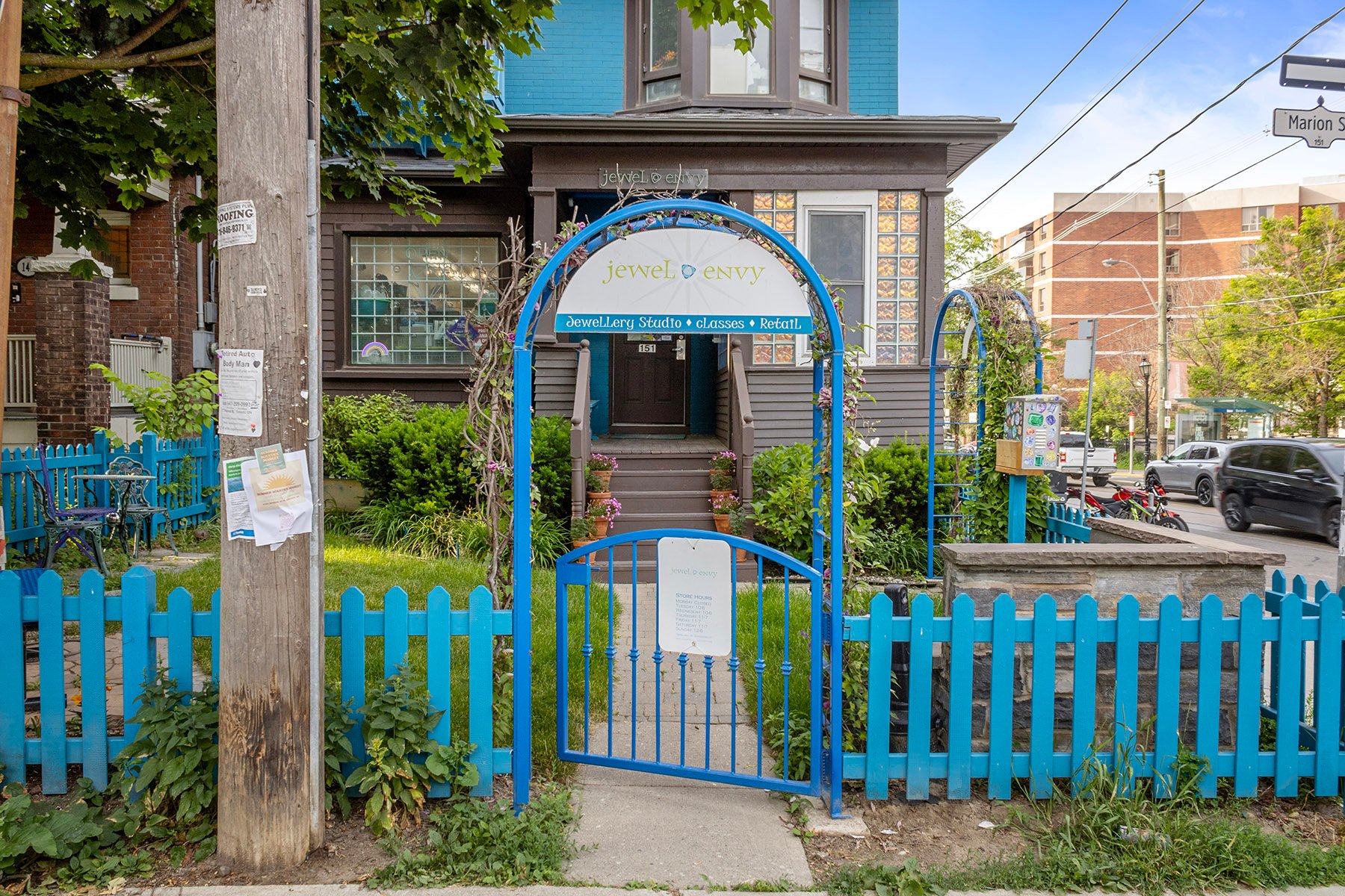 Toronto Shipping Container Client Business entrance