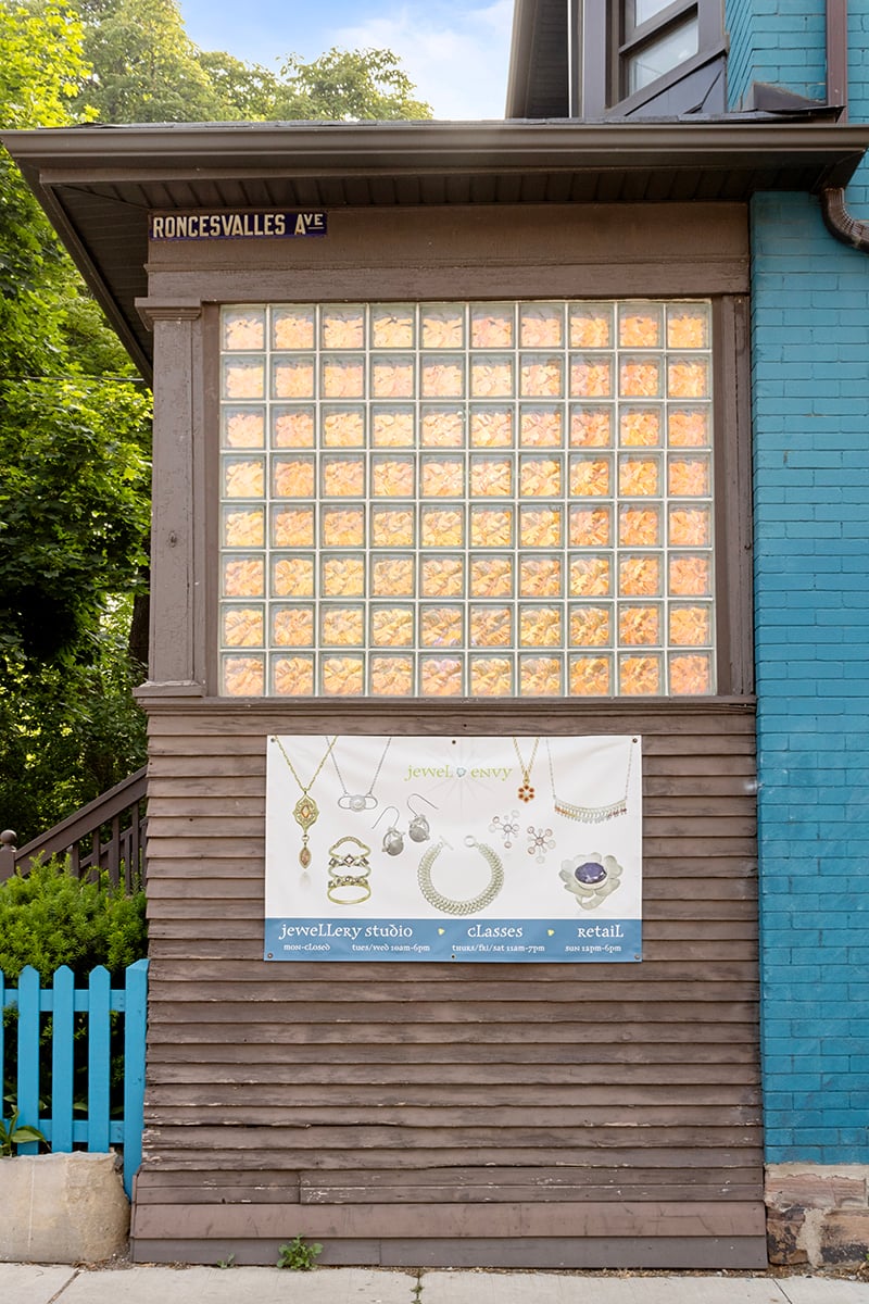 Toronto Shipping Container Glass Block windows