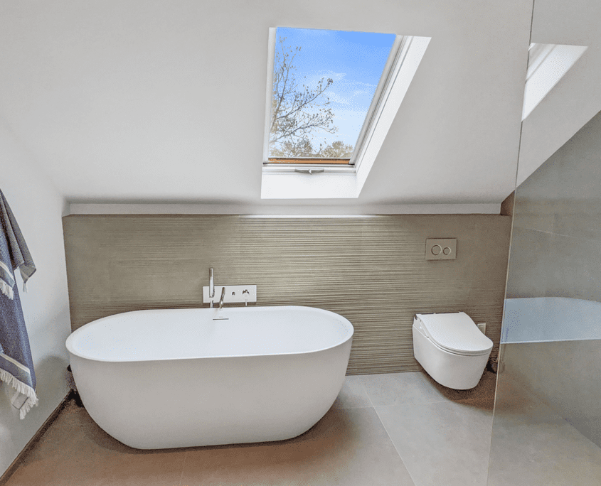 Parkdale, Toronto home renovation, third floor bathroom