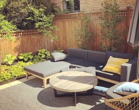Toronto outdoor space renovation and fence