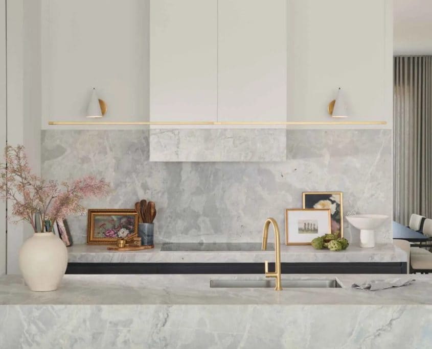 Oakville Home Renovation near Toronto with Elegant White Kitchen
