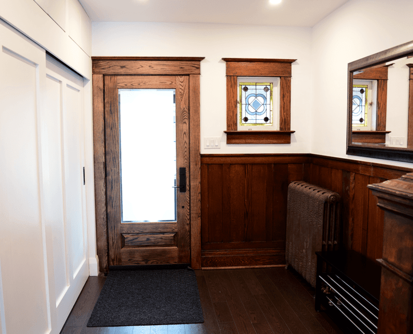Toronto home renovation front entrance
