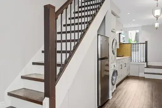 Toronto basement renovation - Nanny Suite with Stairs
