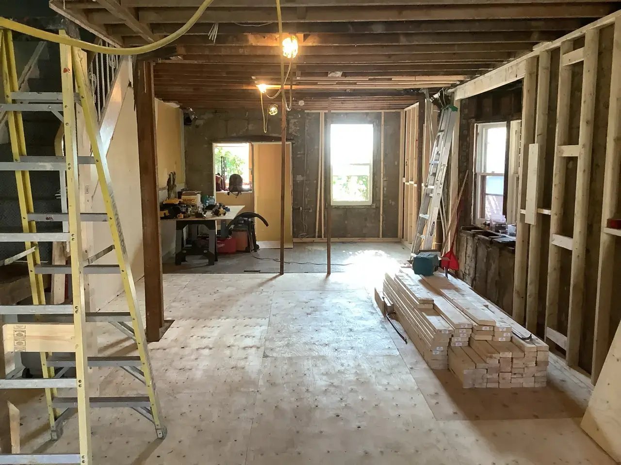 Toronto Full Gut Renovation - Down to the Studs