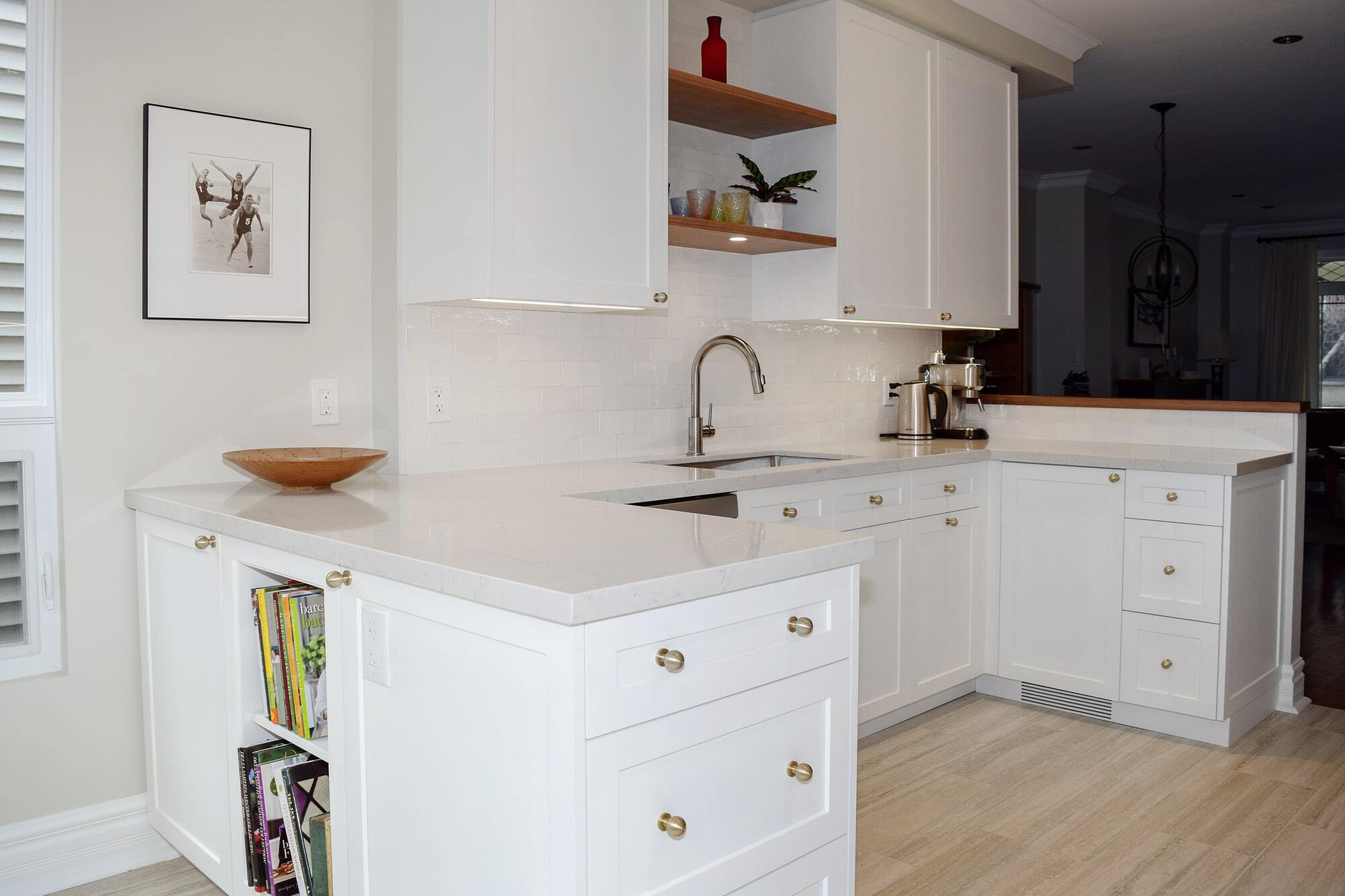 Riverdale Bright White Kitchen Renovation