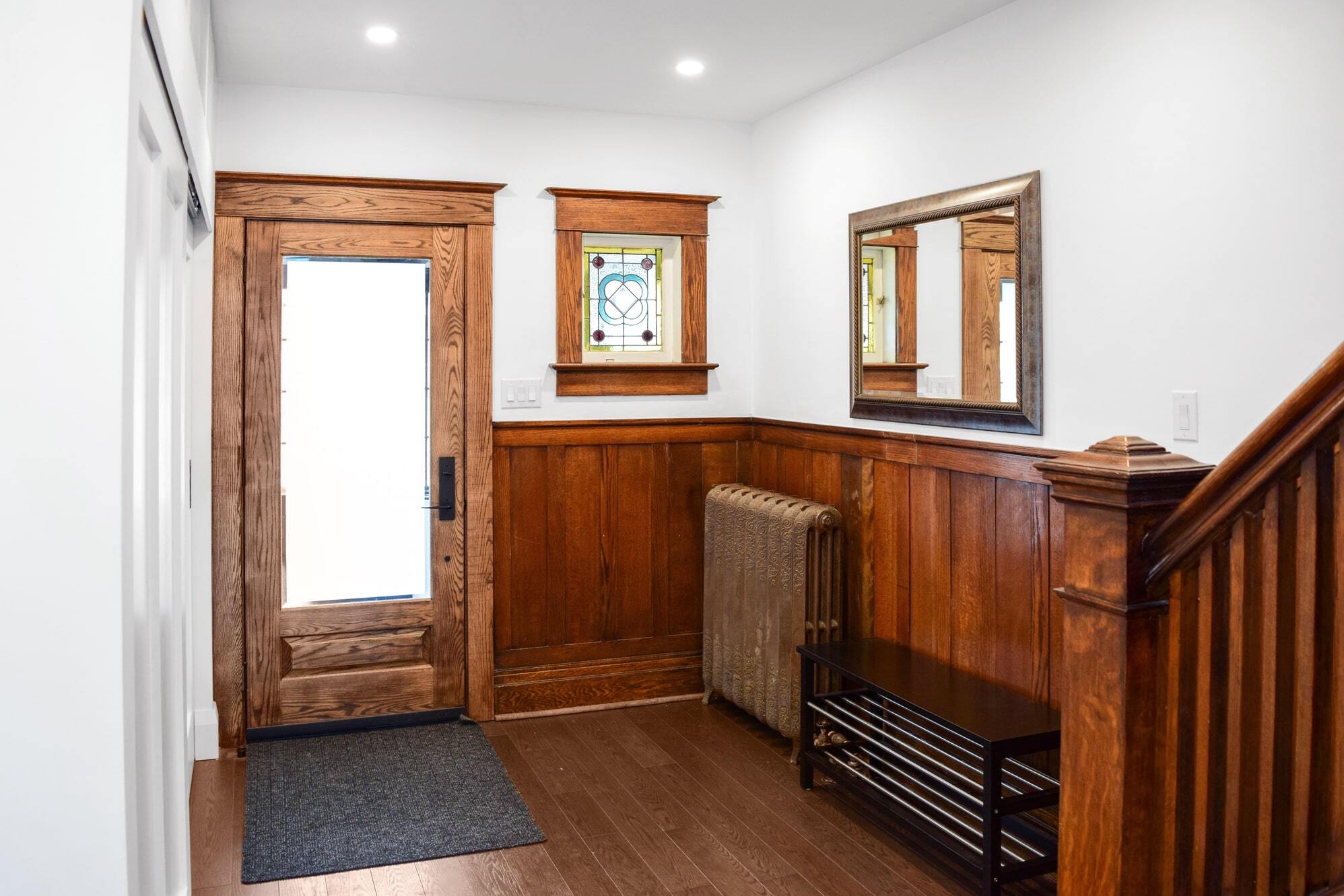 Roncesvalles First Floor Renovation Entryway