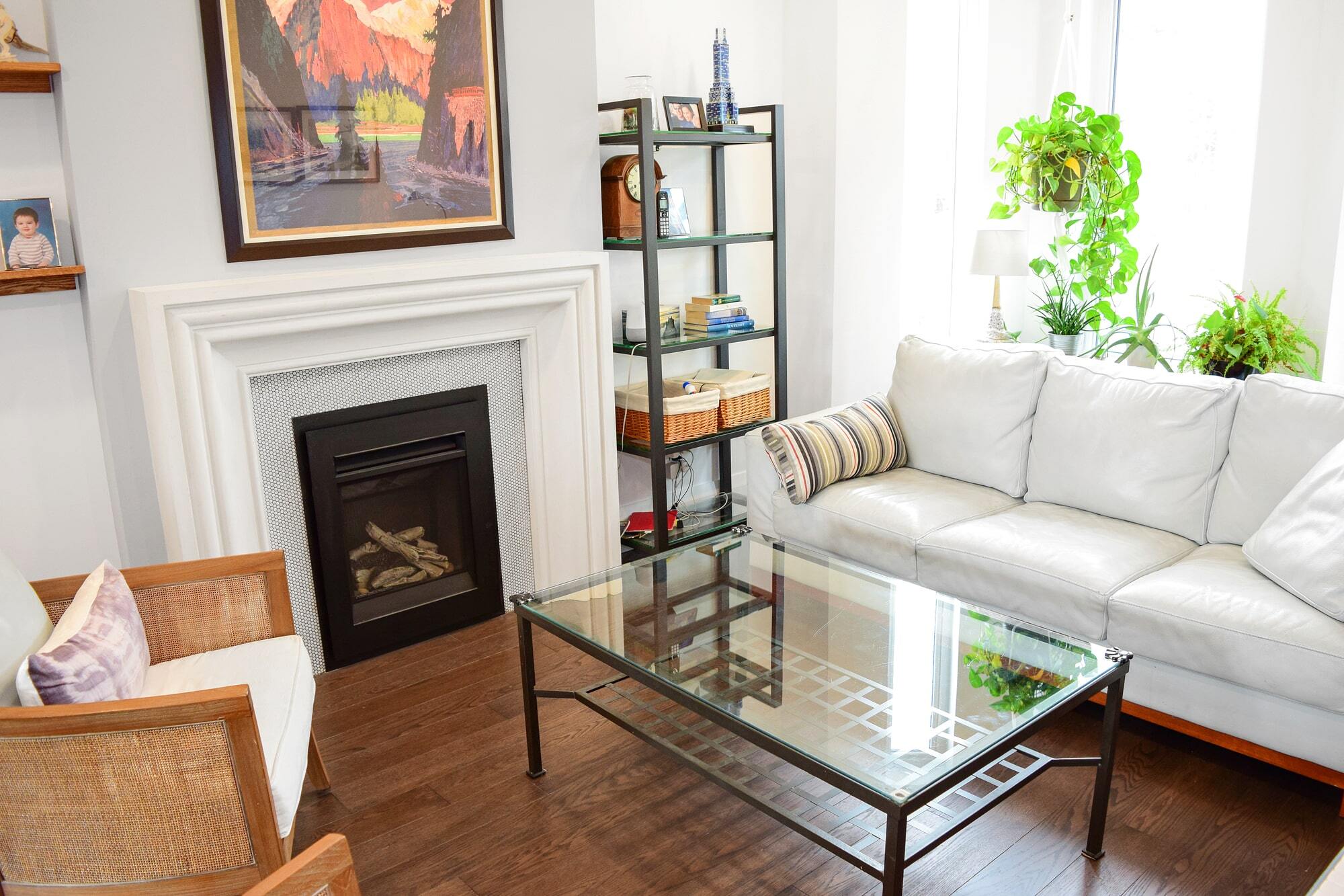 Roncesvalles Frist Floor Renovation Living Room