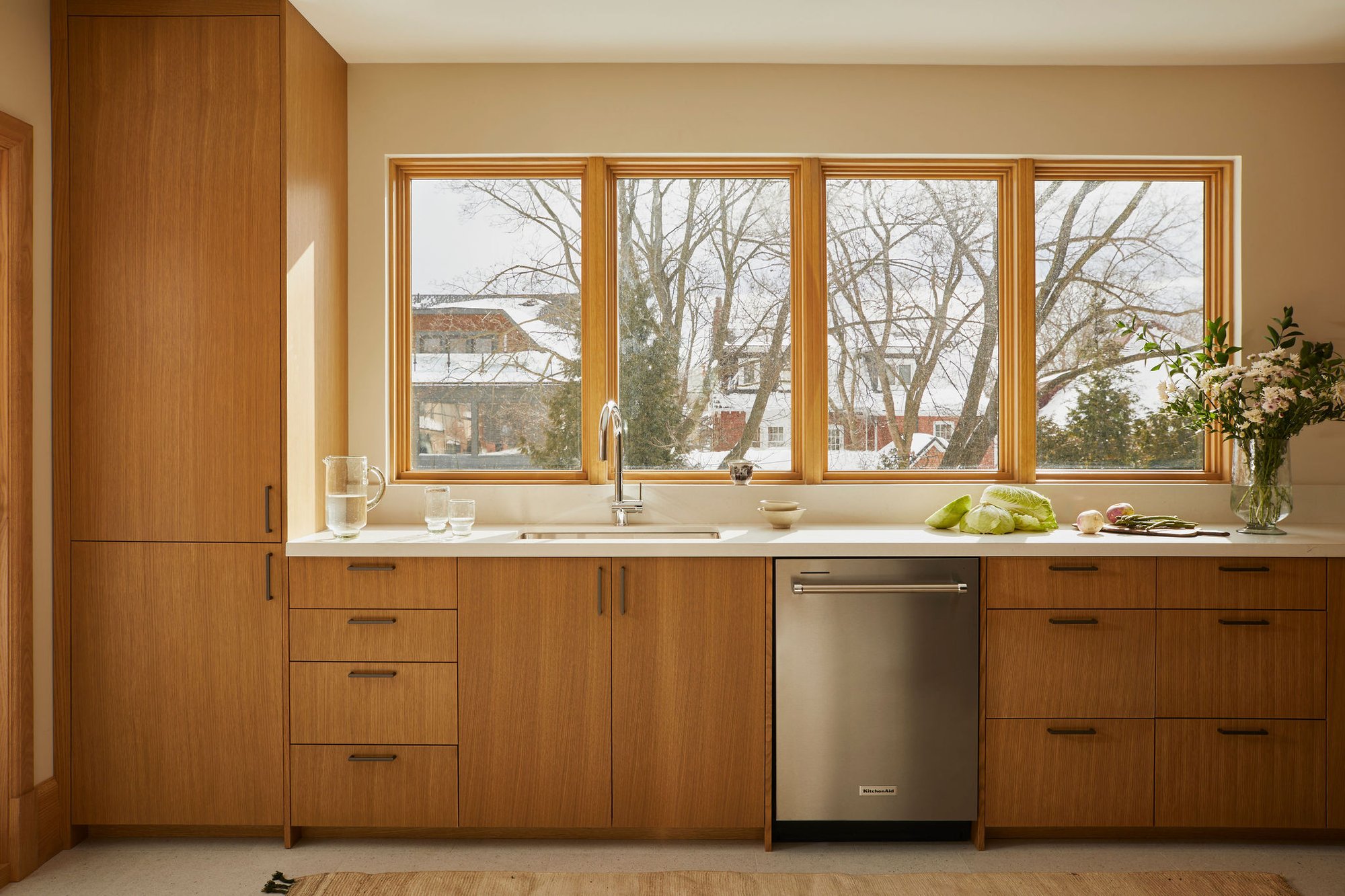 Westminster Toronto Multi-Unit Renovation Kitchen with Large Window and Natural Light