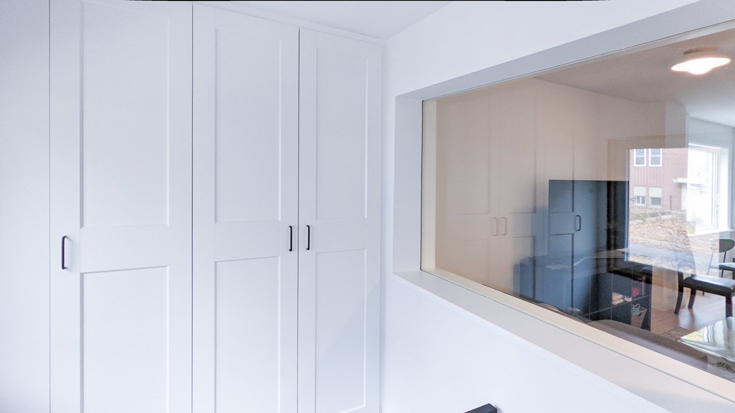 Woodbine Heights Toronto Whole Home Renovation - Custom Cabinets in Enclosed Mudroom