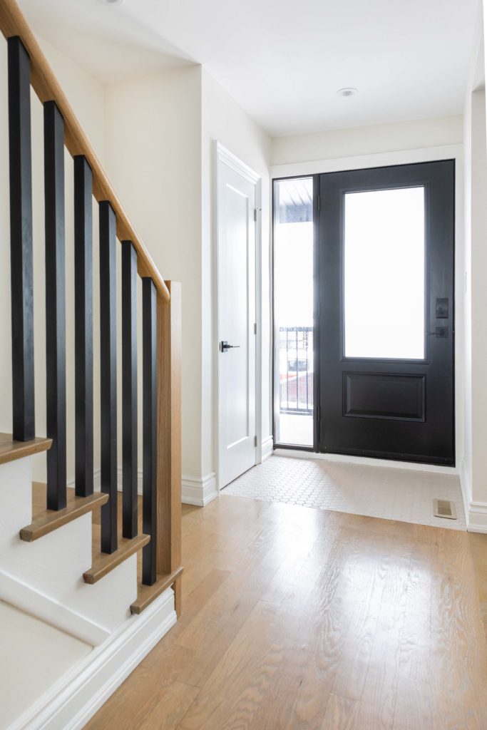 Brockton Village Toronto Home Renovation Front Entrance and Stairs