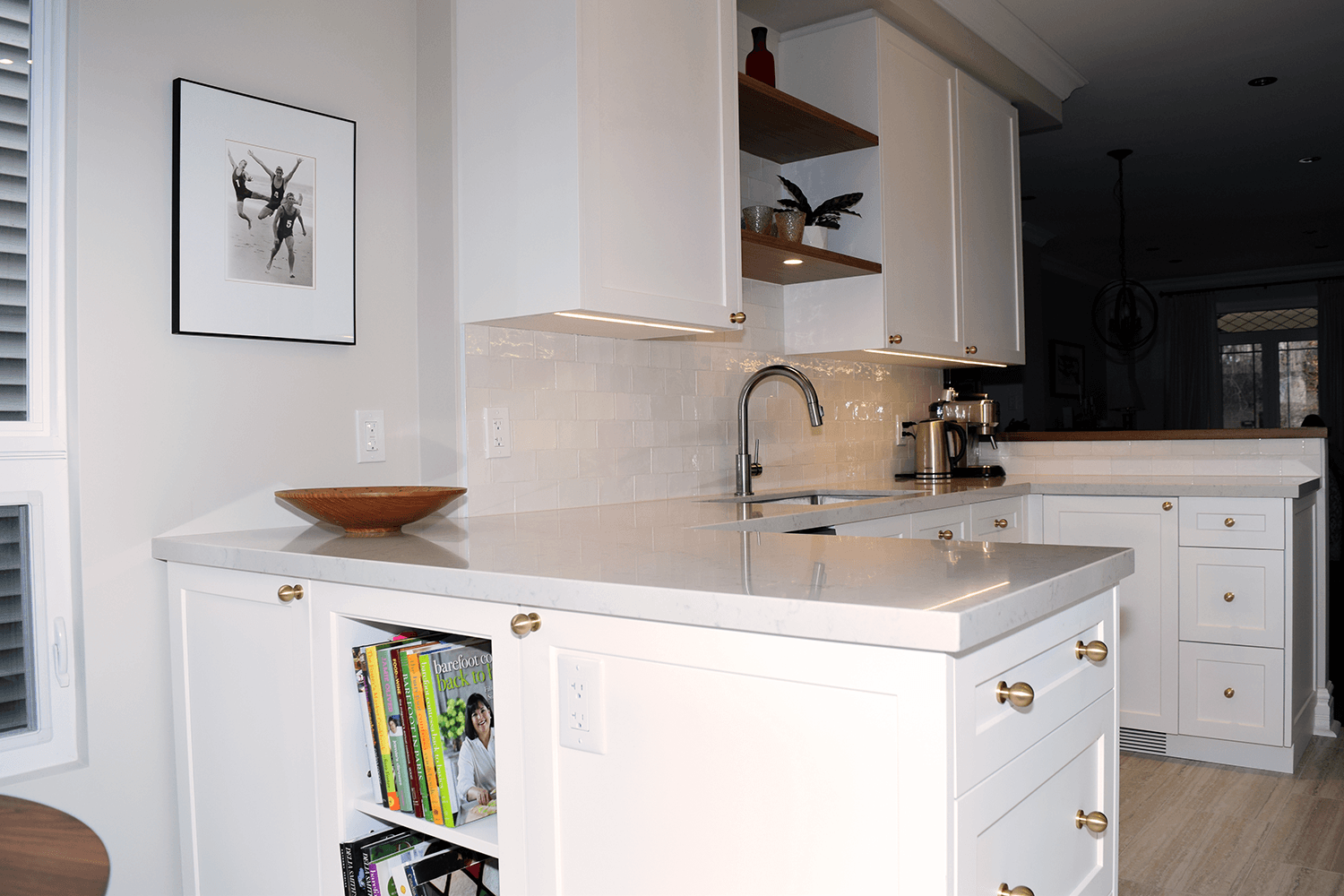Riverdale, Toronto Kitchen Renovation, Cupboards and Sink