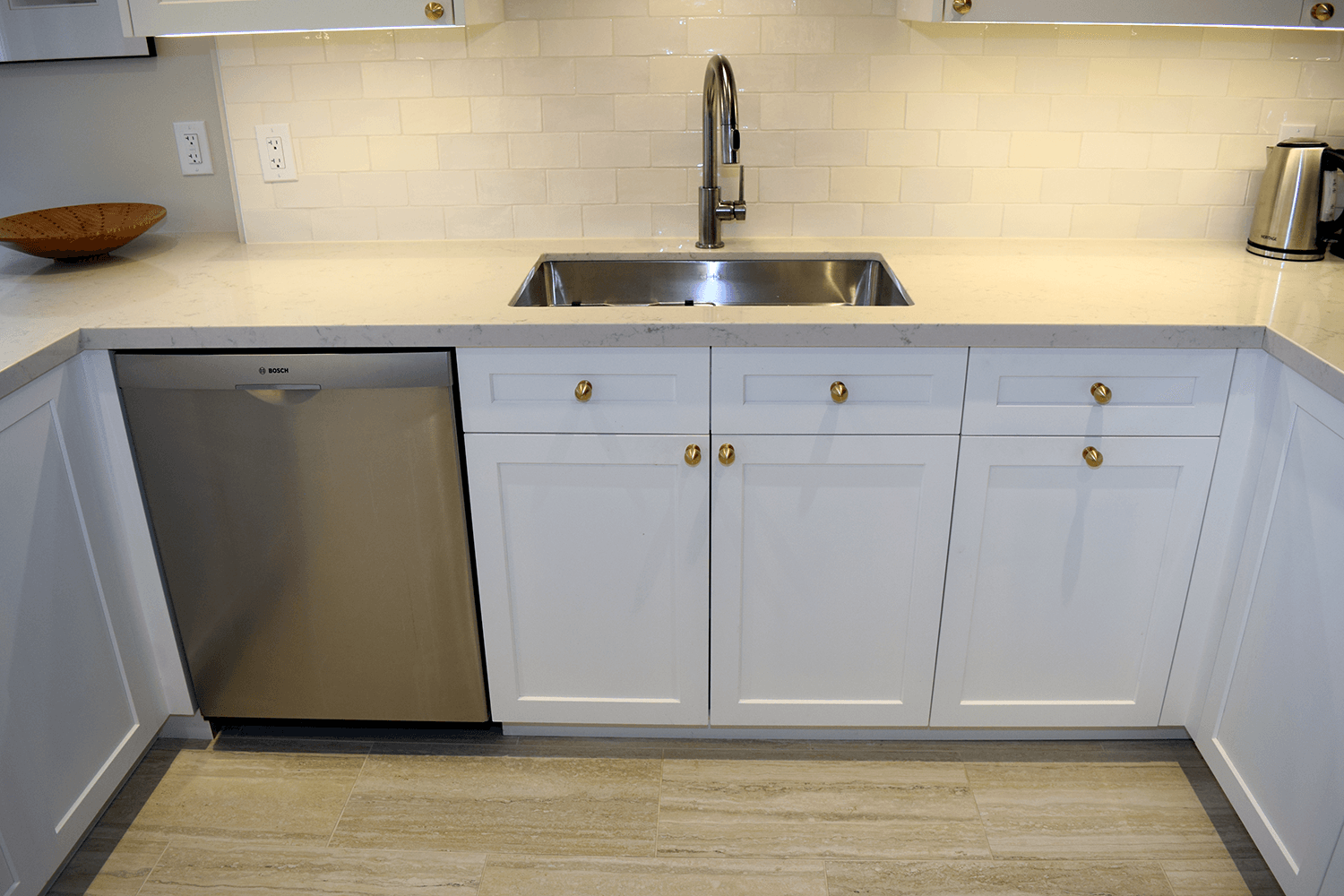 Riverdale, Toronto Kitchen Renovation, Cupboards and Sink