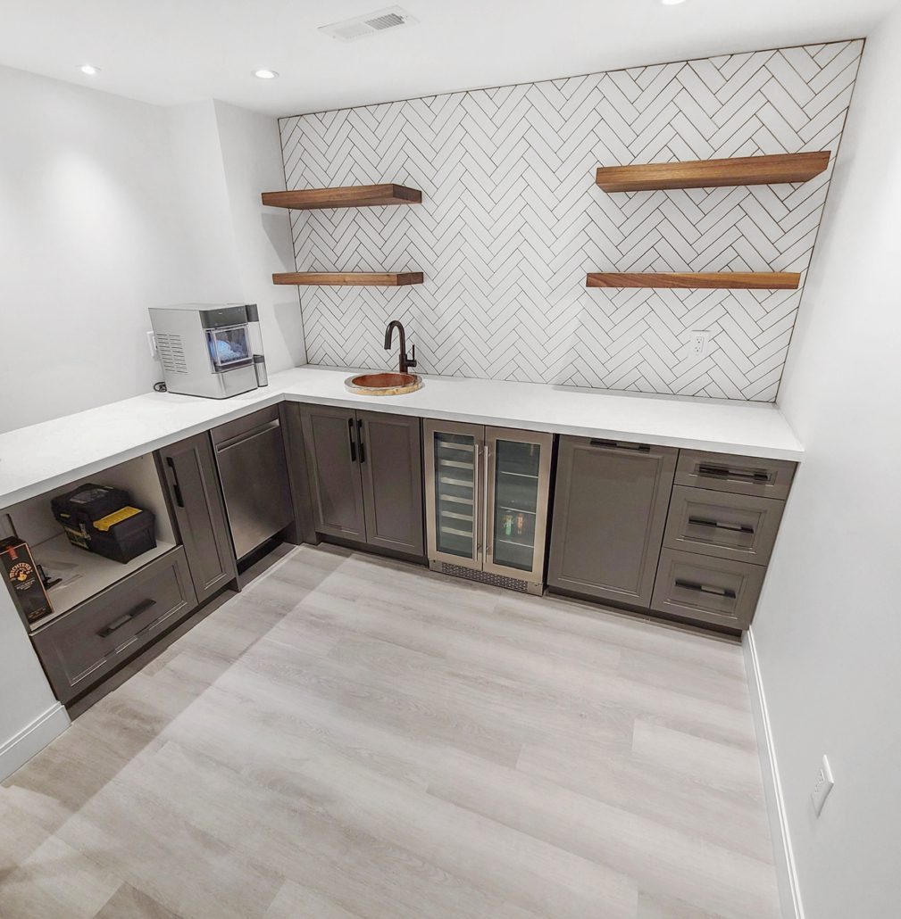 Toronto Home Renovation, Basement kitchen